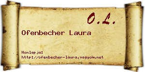 Ofenbecher Laura névjegykártya